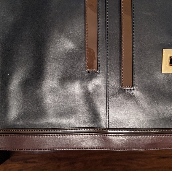 HTF Tory Burch Chain Leather Tote Authentic! SALE - Picture 13 of 13